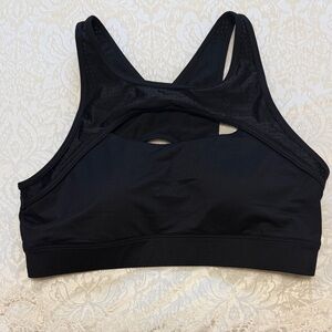 Fabletics Black Racerback Sports Bra